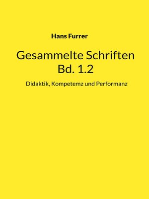 cover image of Gesammelte Schriften, Band 1.2